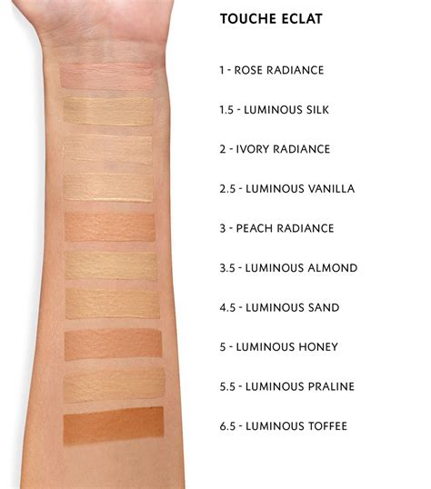 touche eclat concealer shades